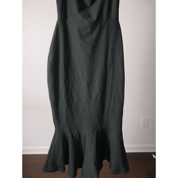 Lulu's Off-the-Shoulder Sweetheart Neckline Midi Dress M - Picture 7 of 9